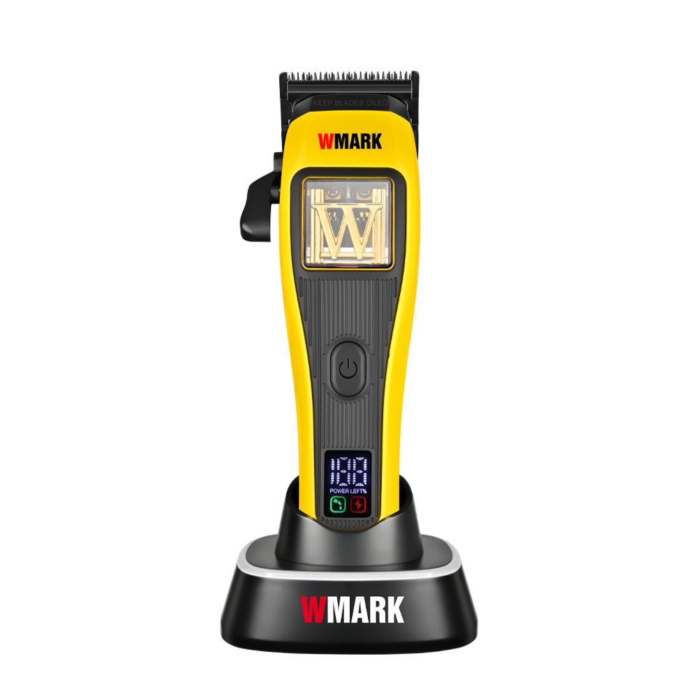 WMARK NG-X1 PLUS Vector Motor Clipper with DLC Fade Blade and Charging Base