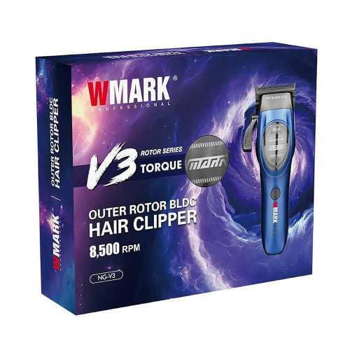 WMARK NG-V3 Outer Rotor BLDC Clipper – 8500 RPM Blue