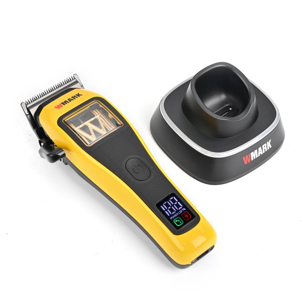 WMARK NG-X1 PLUS Vector Motor Clipper with DLC Fade Blade and Charging Base