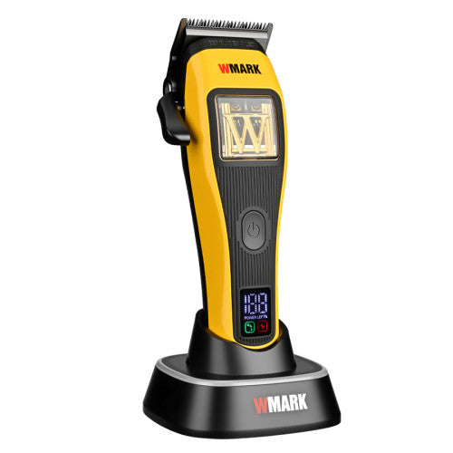 WMARK NG-X1 PLUS Vector Motor Clipper with DLC Fade Blade and Charging Base
