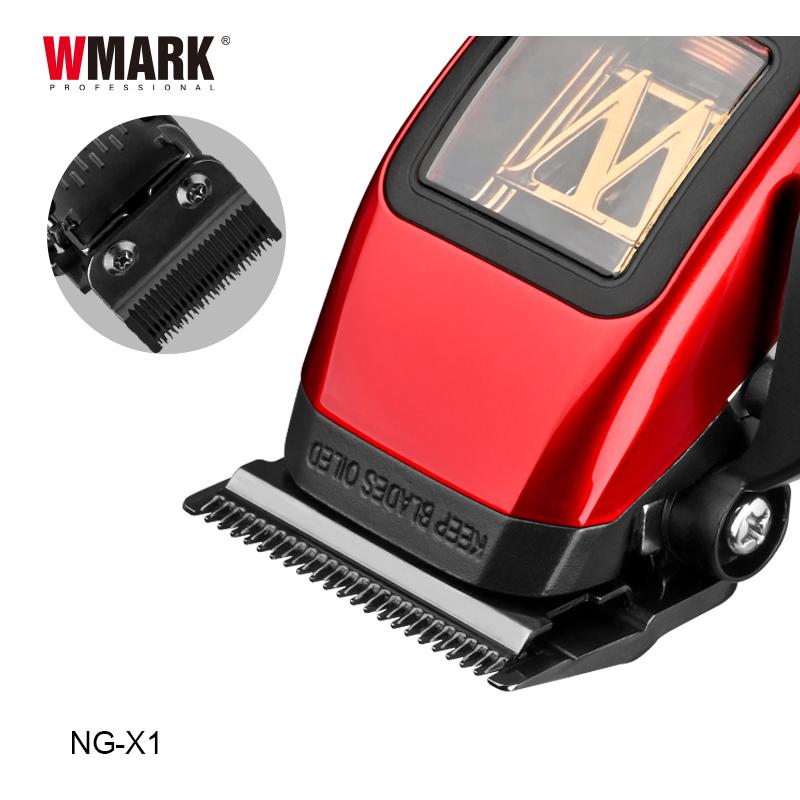 WMARK NG-X1 Vector Motor Clipper with DLC Fade Blade and Charging Base