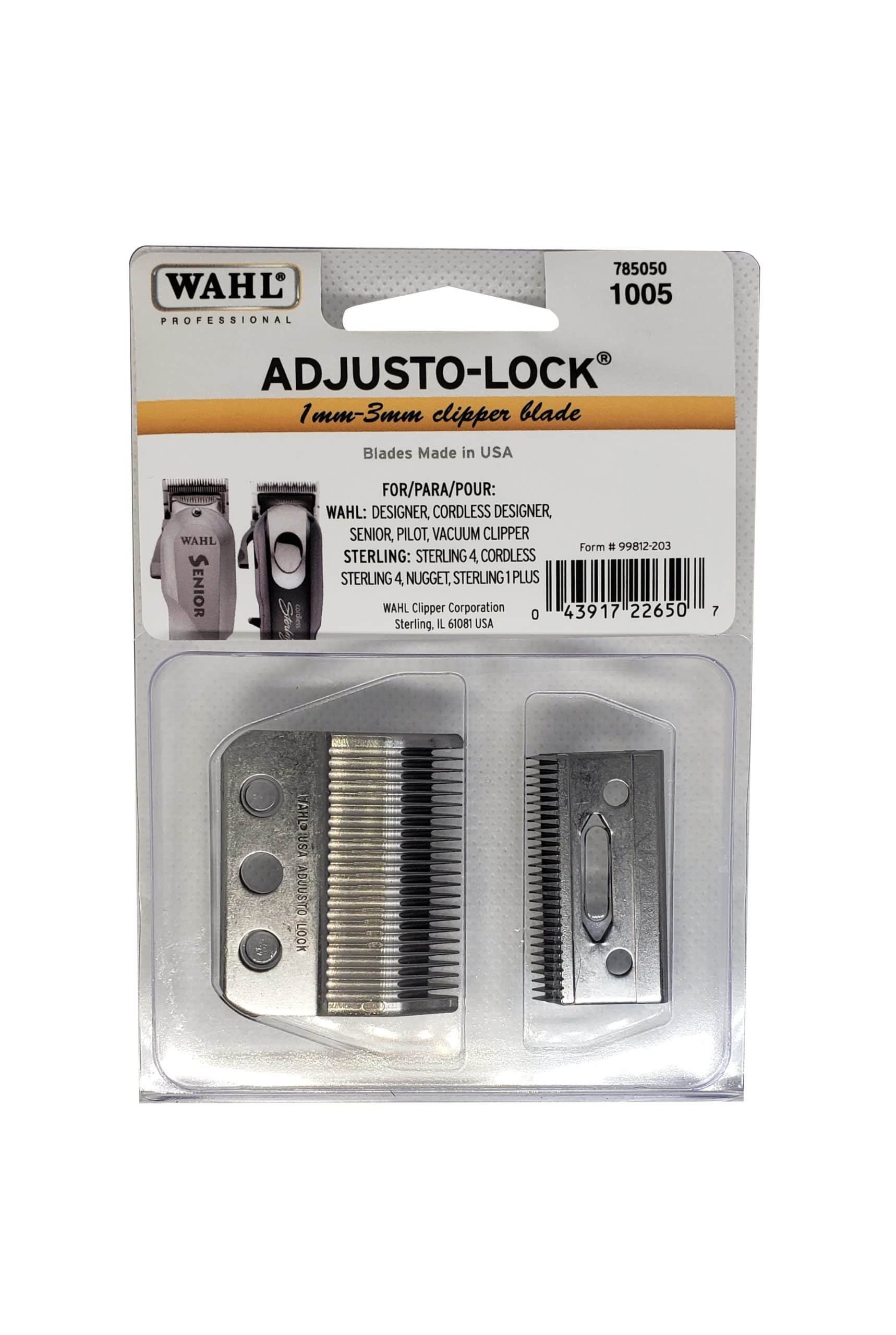 Wahl 1005 Adjusto-Lock clipper blade adjustable 3-hole