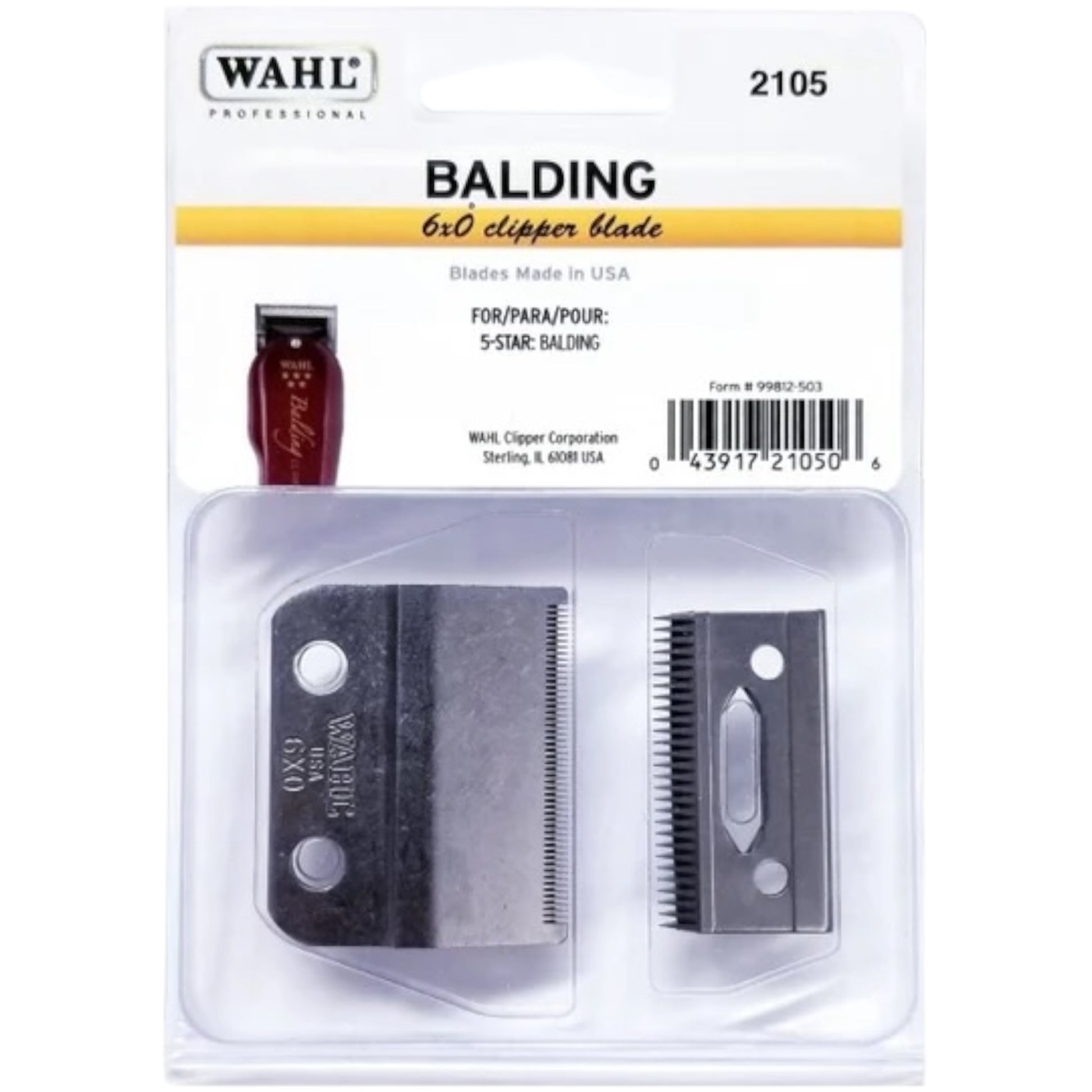 WAHL BALDING CLIPPER BLADE #2105