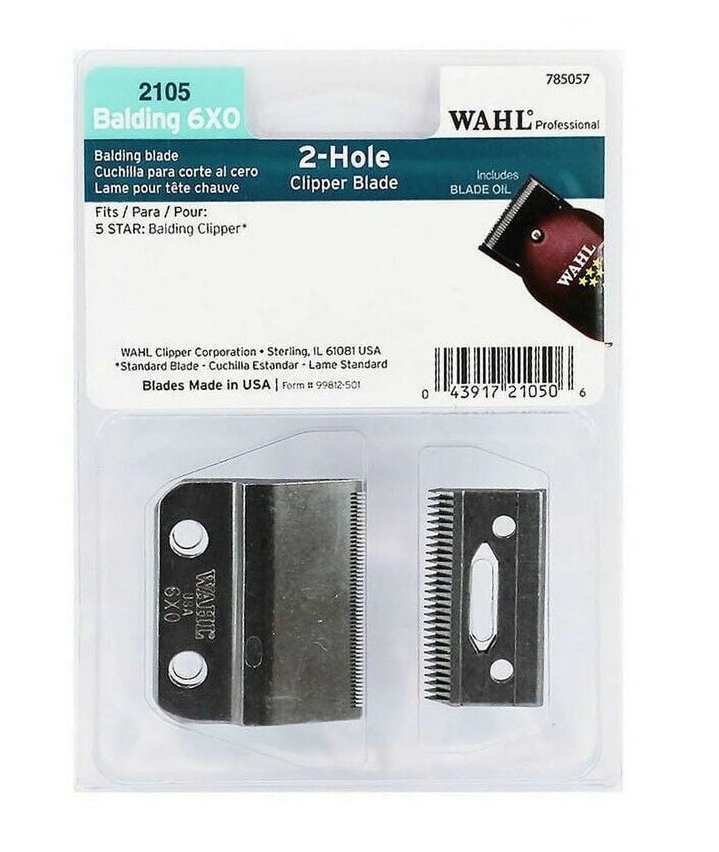Wahl 2105 balding clipper blade ultra close cut
