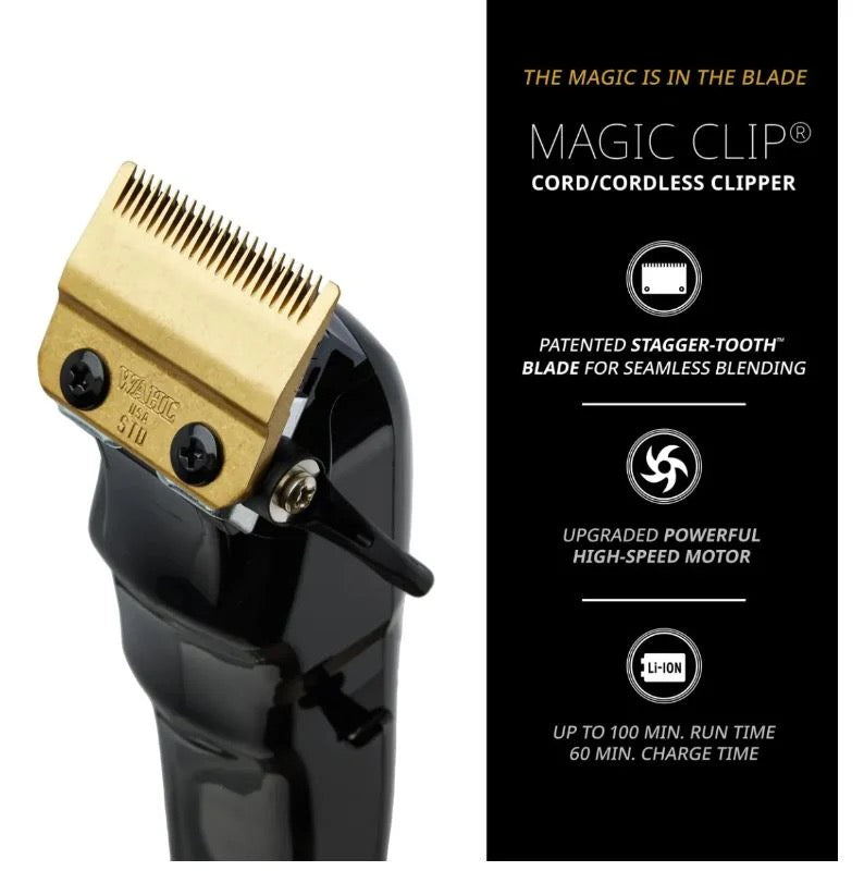 Wahl 5 Star Black Magic Clip cordless professional hair clipper