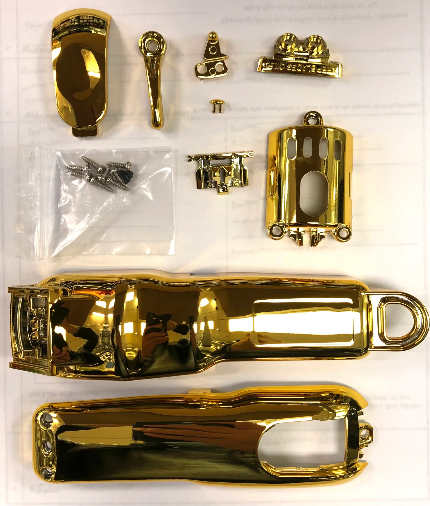 Wahl Clipper Complete Lid Set for 5 Star Magic Clip - Gold