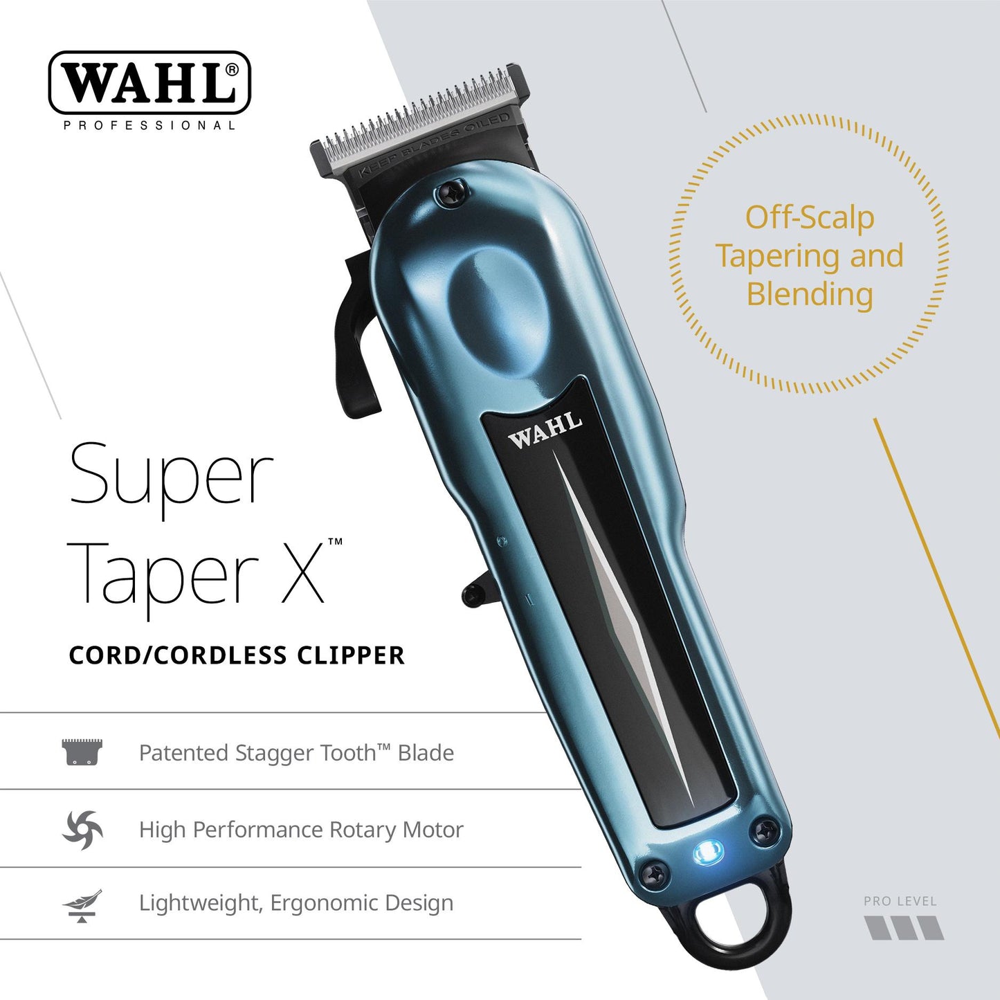 Wahl Cordless Super Taper X Professional Clipper #3026468