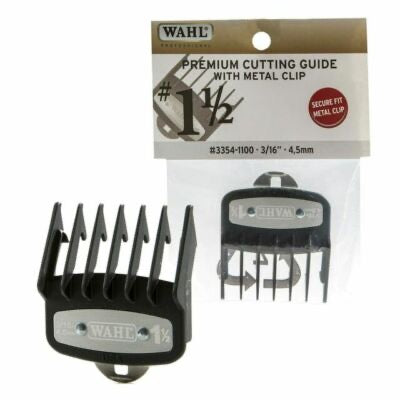 Wahl Premium Cutting Guide #1.5 (3/16") – Metal Clip Guard, Smooth Blend