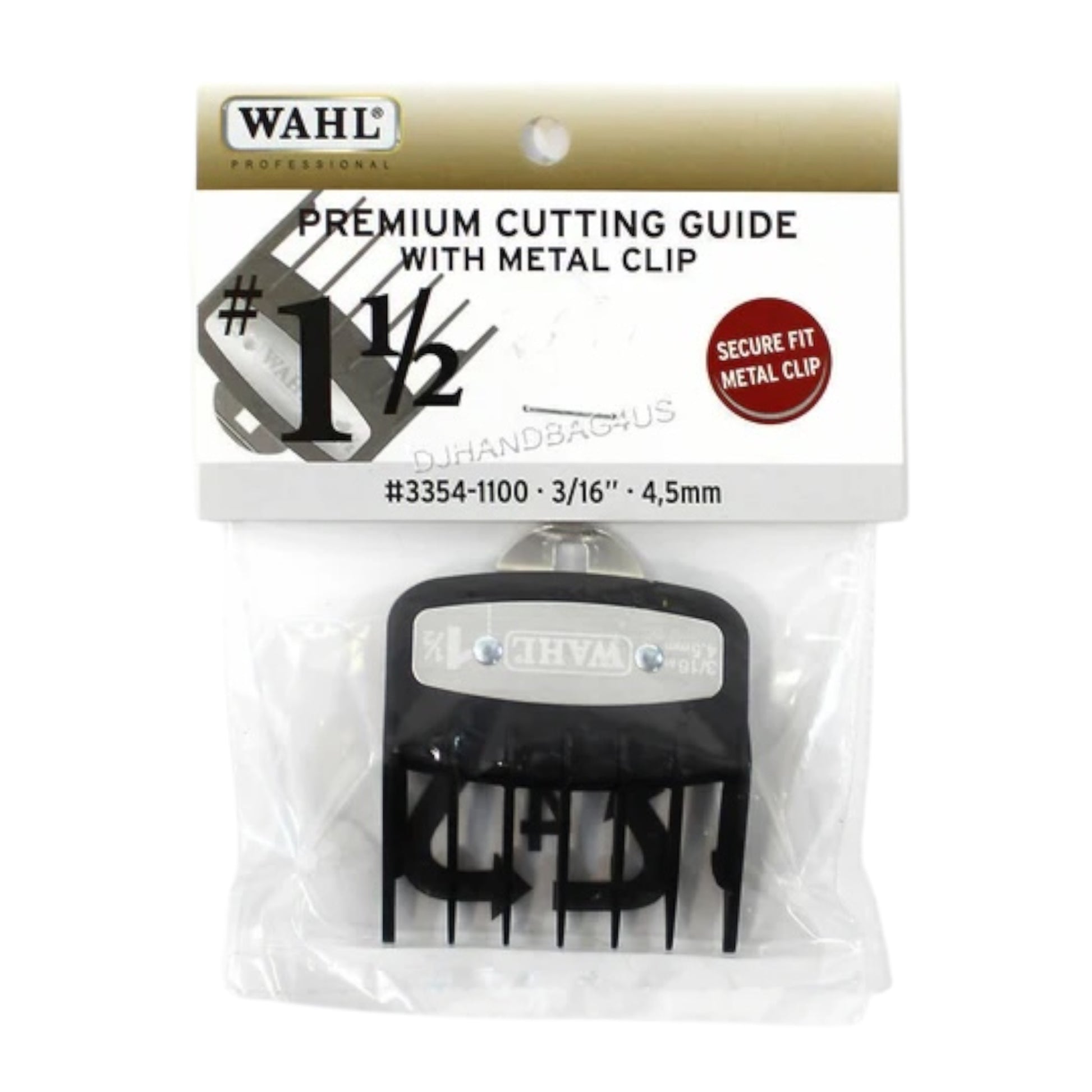 WAHL PREMIUM CUTTING GUIDE WITH METAL CLIP #1-1/2 (3/16”- 4.5MM) #3354-1100
