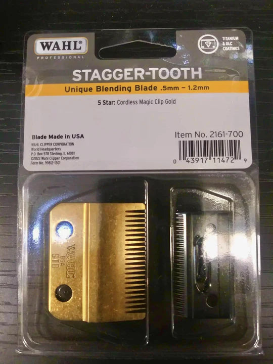WAHL GOLD STAGGER TOOTH BLADE #2161-700
