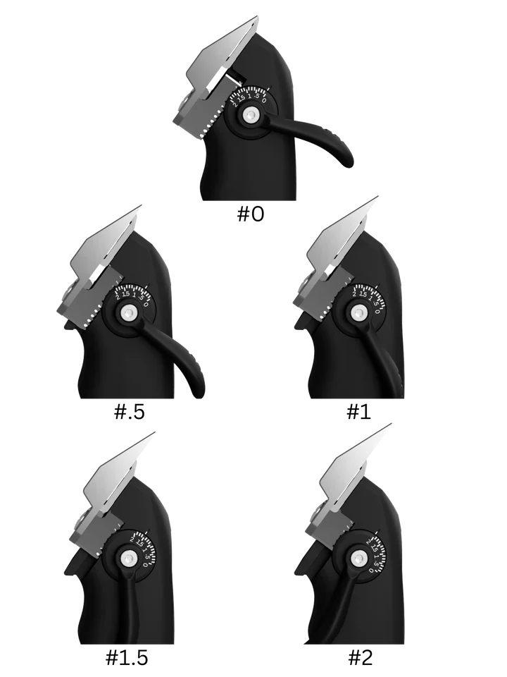 WezTeck Hair Clipper White – 10,000 RPM Guardless Lever Fade Tool