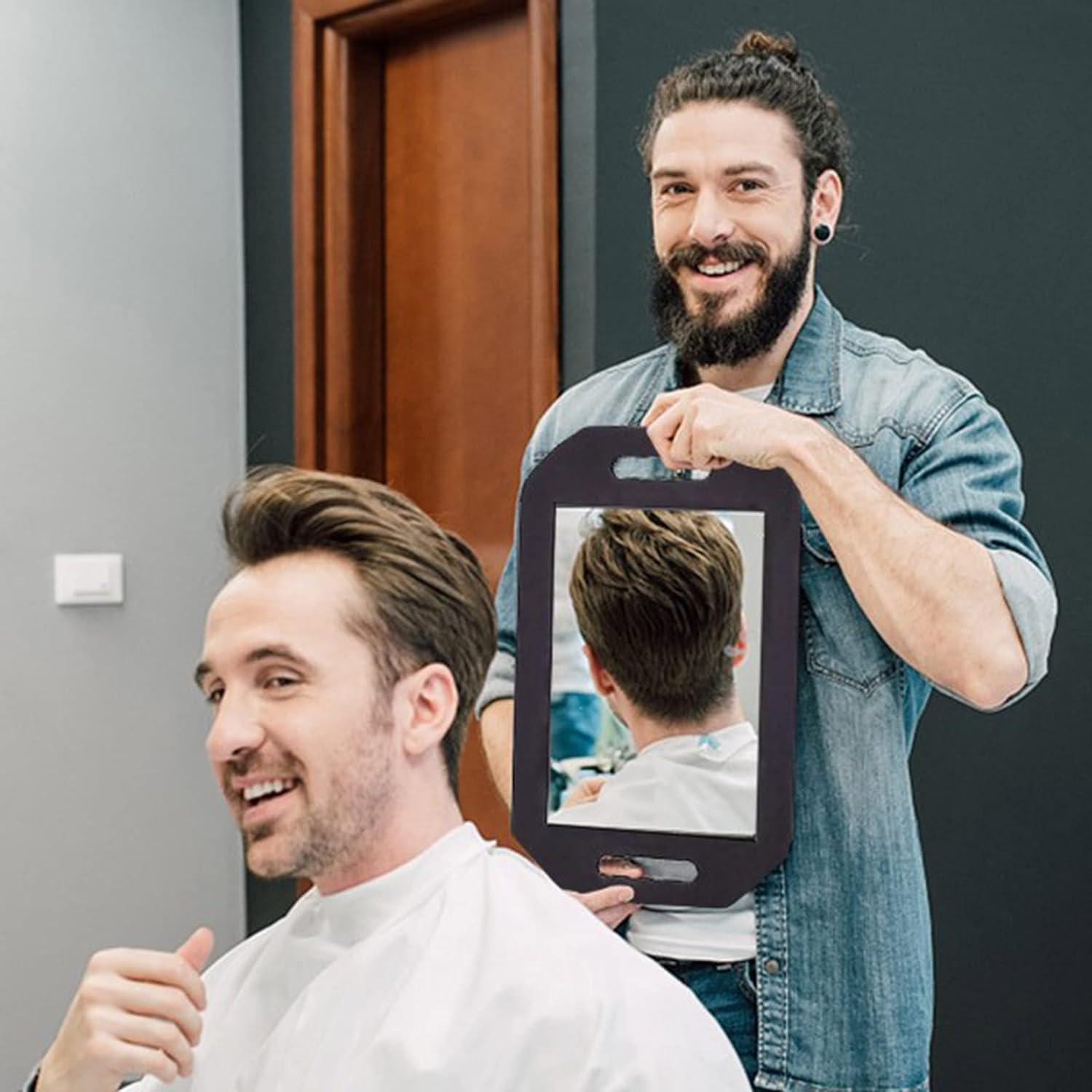 YBC Professional Foam Mirror Lightweight Barber Handheld Mirror