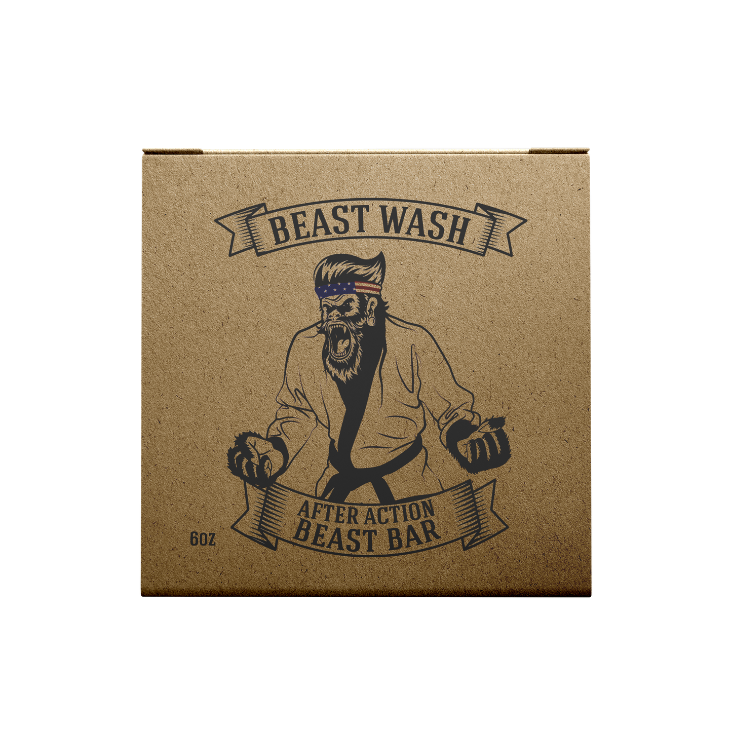Johnny Slicks After Action Beast Bar – Peppermint & Tea Tree – product packaging front view