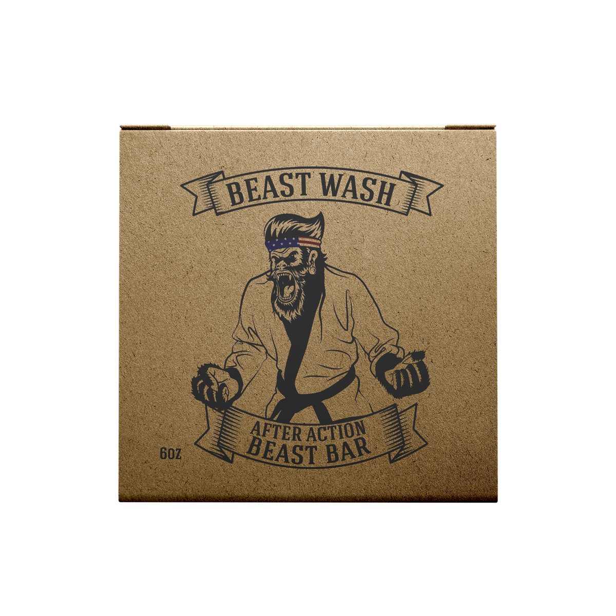 Johnny Slicks After Action Beast Bar – Peppermint & Tea Tree – product packaging front view