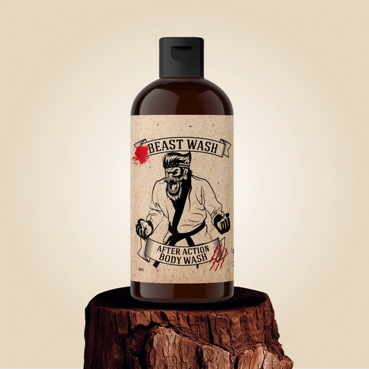 Johnny Slicks After Action Body Wash – Peppermint & Tea Tree – bottle front product view