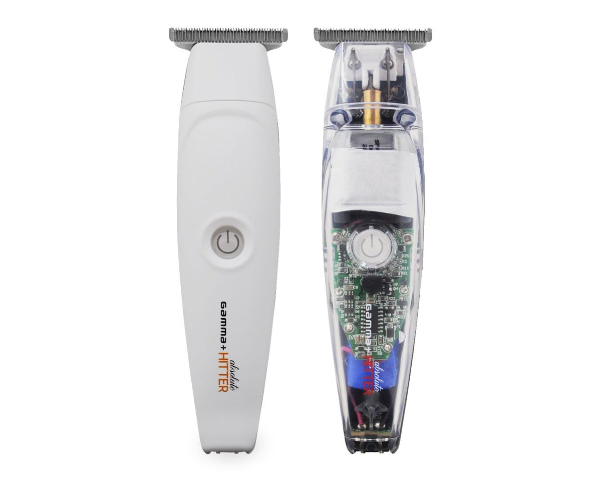 Gamma+ Absolute Hitter white and clear body lids with matching axis shields