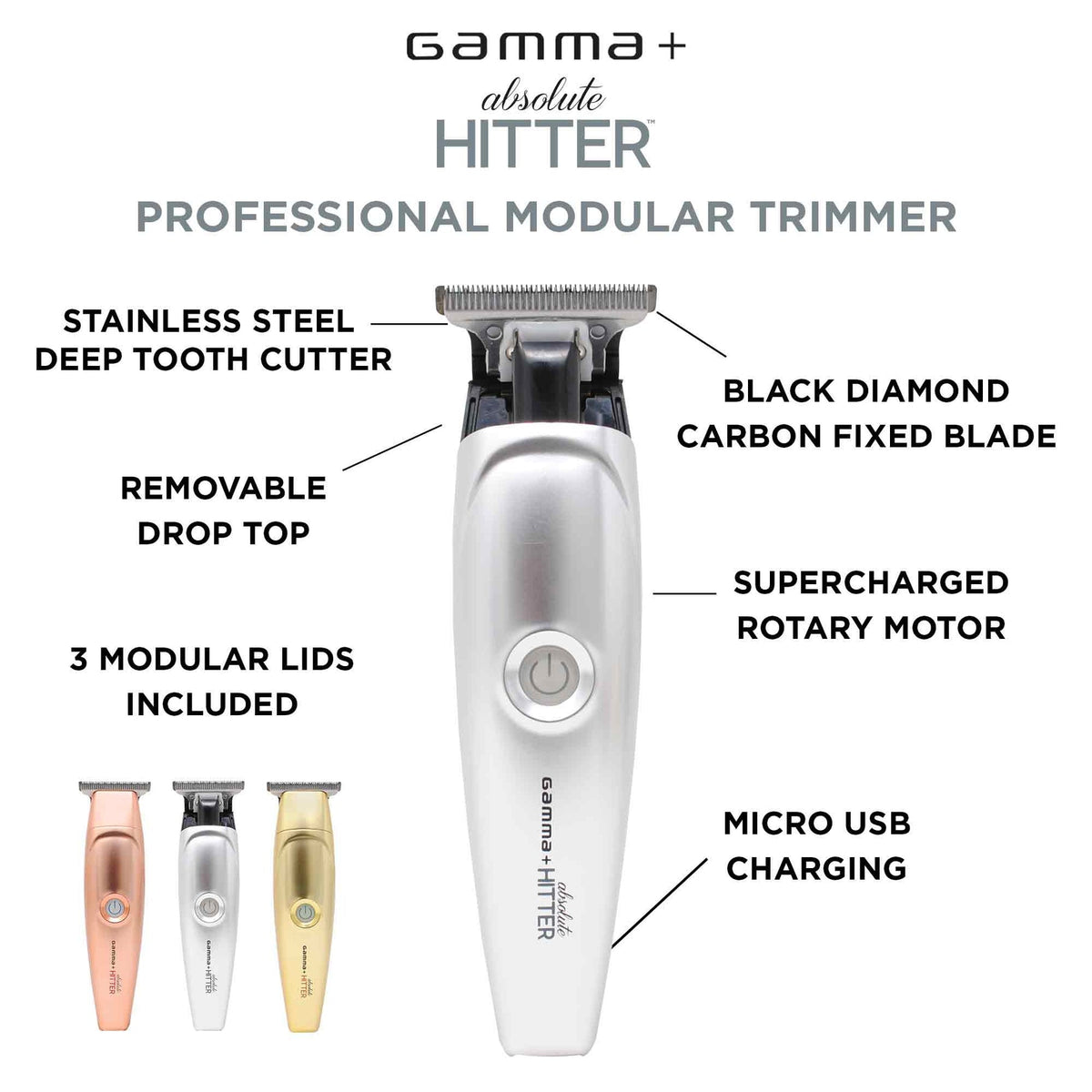 StyleCraft Absolute Hitter GPAHTSM trimmer feature infographic