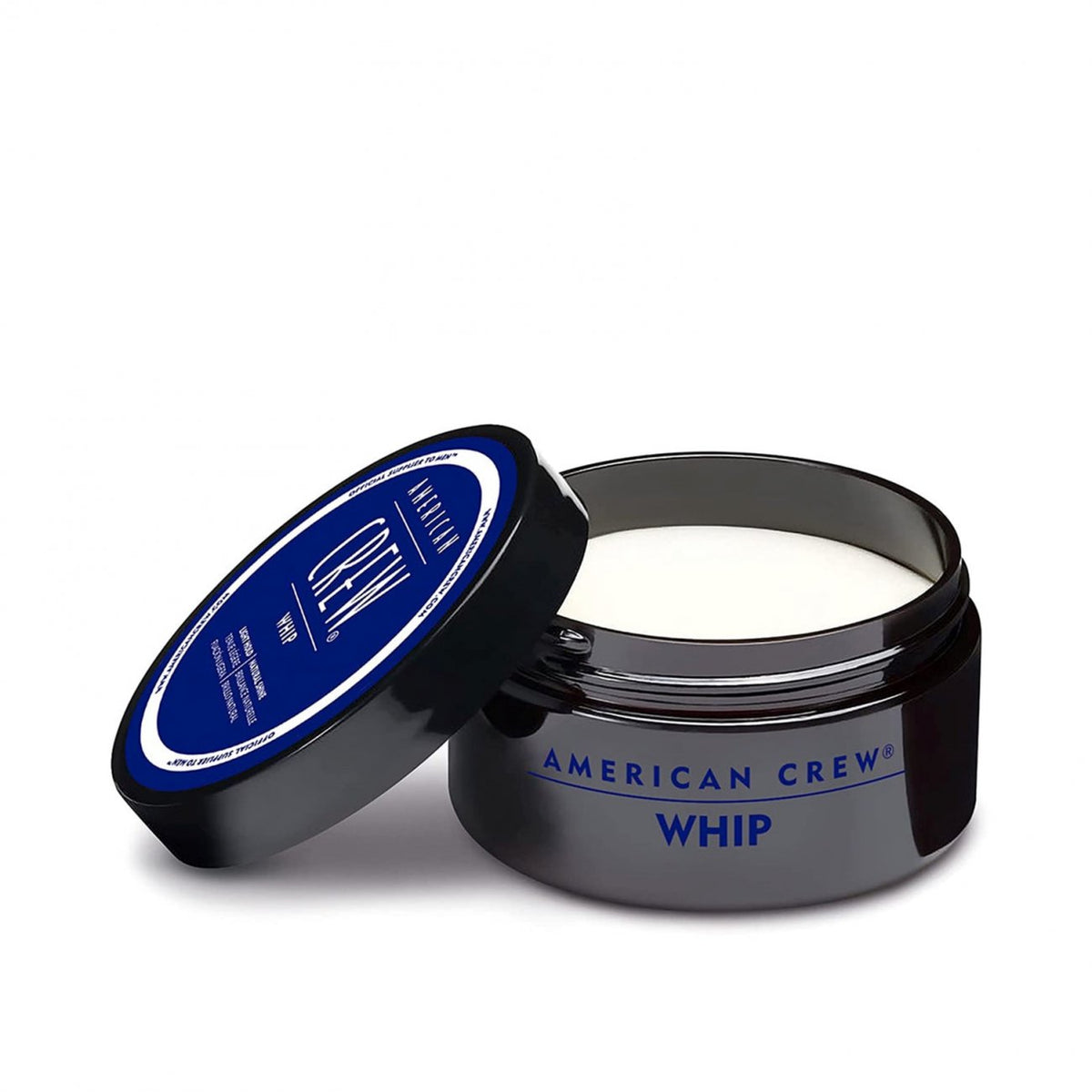 American Crew Whip 3 oz styling cream open jar