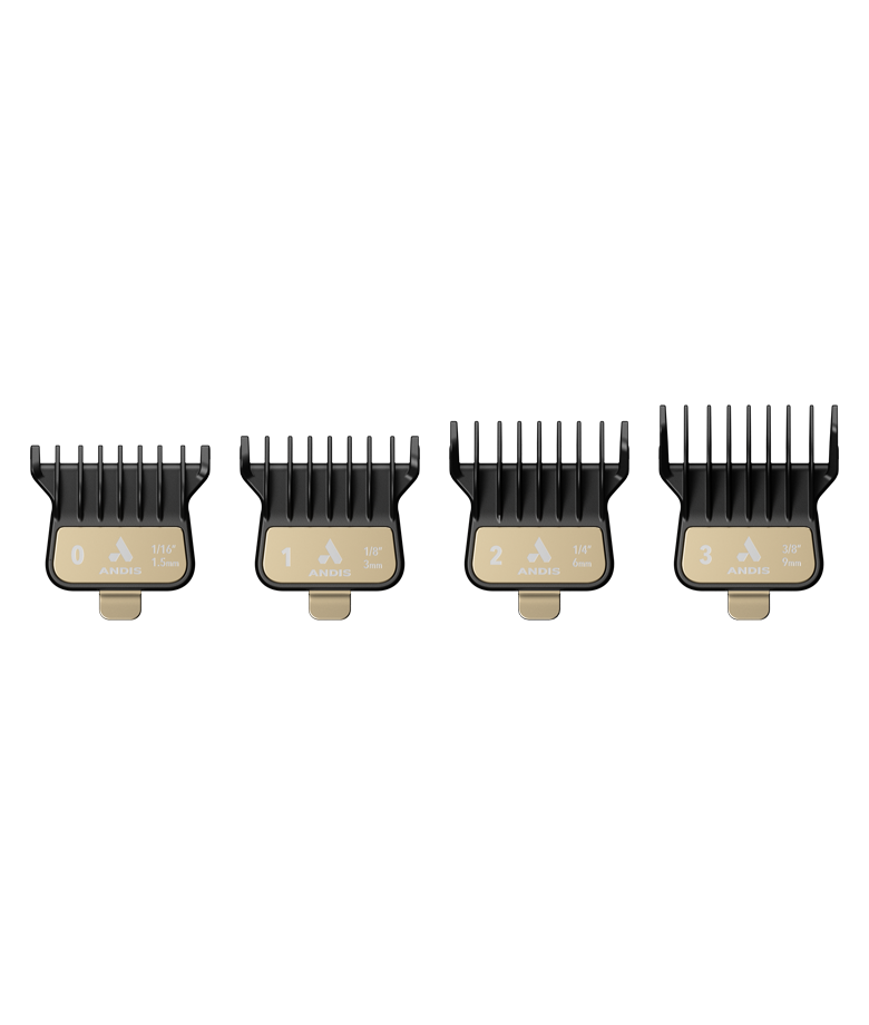 Andis beSPOKE 74140 four included attachment combs