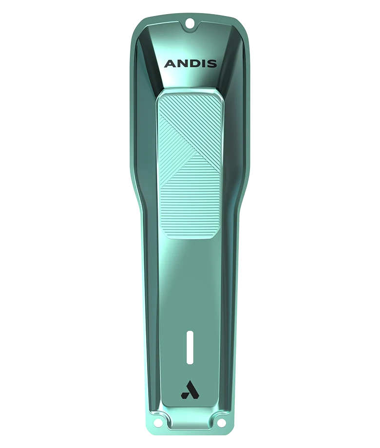 Andis Phenom Clipper Pastel Collection water blue housing and grip from pack 564986