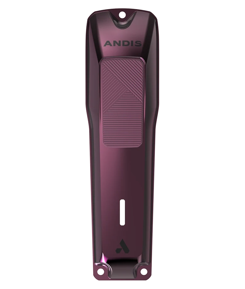 Andis Phenom Trimmer Vivid Collection purple housing and grip from pack 564992
