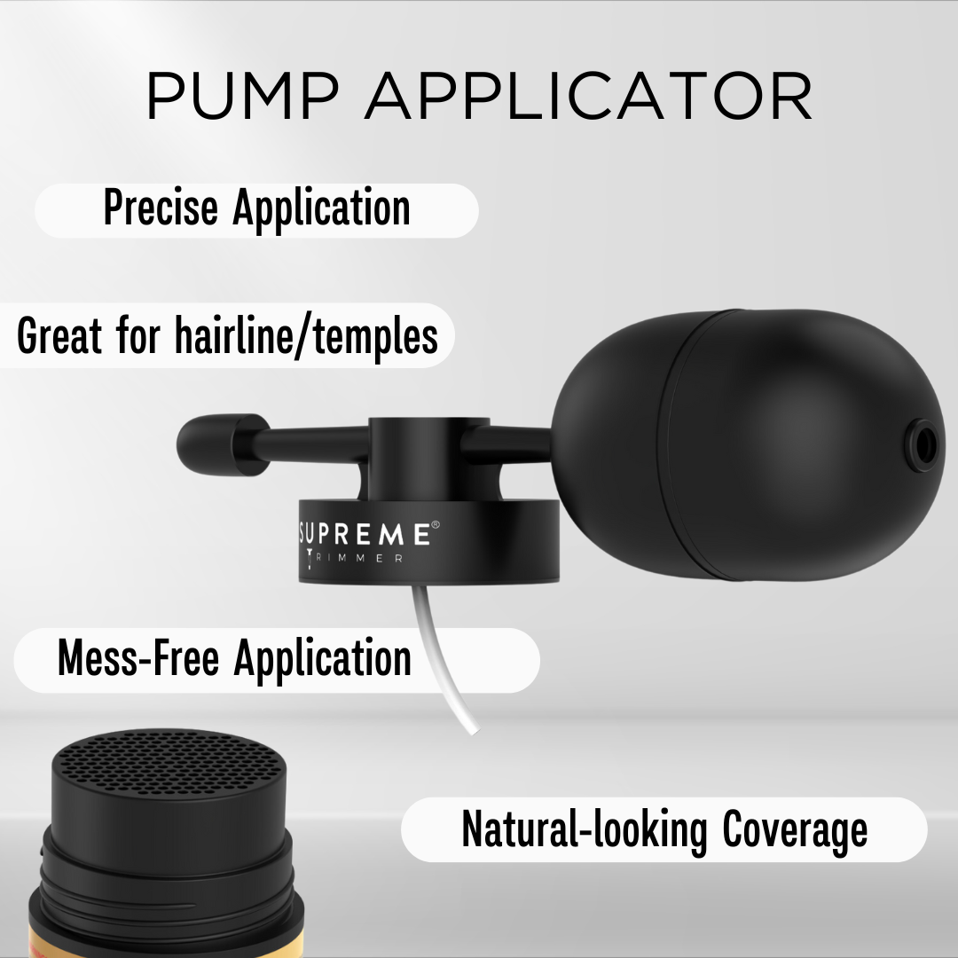 Supreme Trimmer HairThik HFAT1 fiber applicator pump – applicator nozzle detail