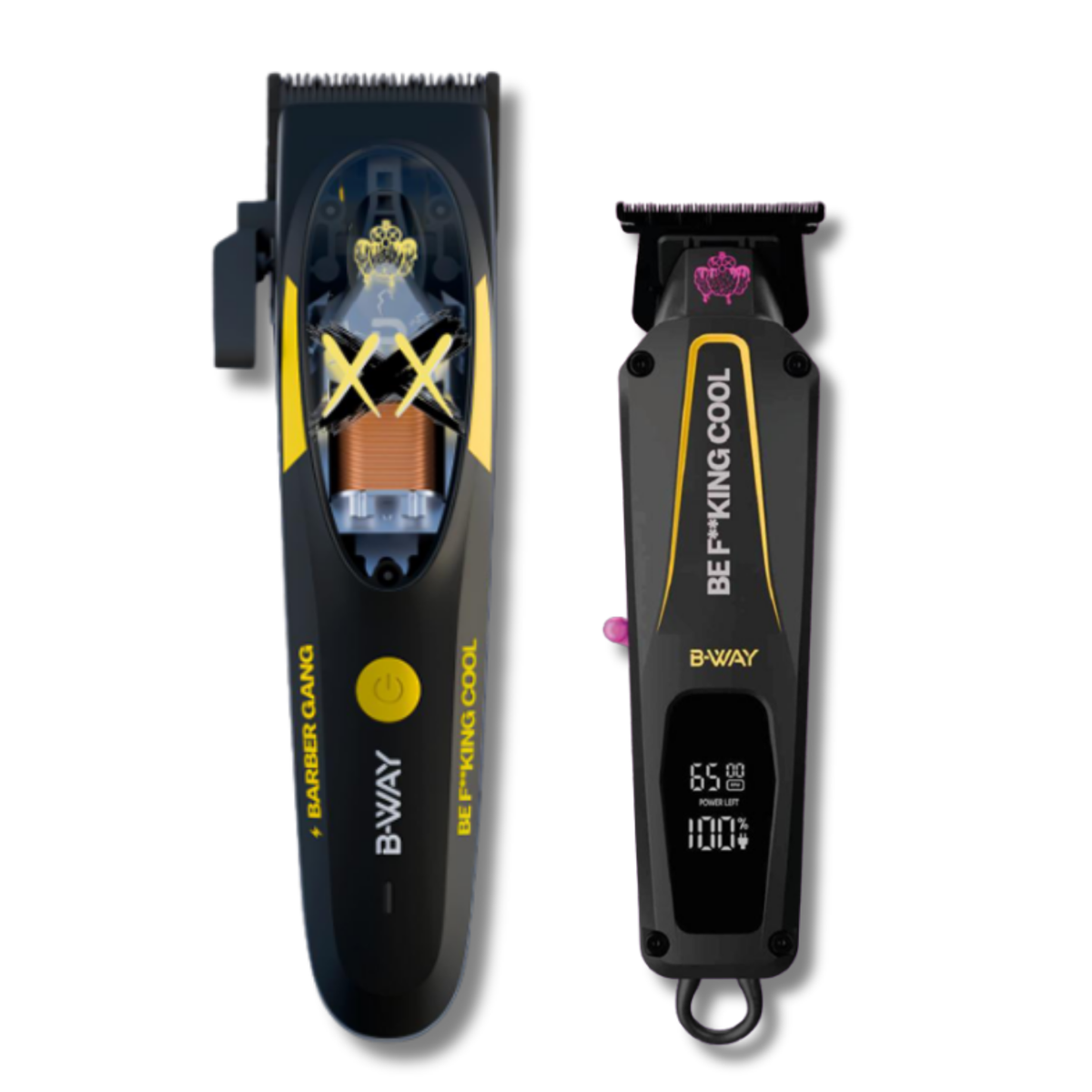 B-WAY B10K Clipper & CUTZ Dark Trimmer 2-Piece Set complete barber set product view
