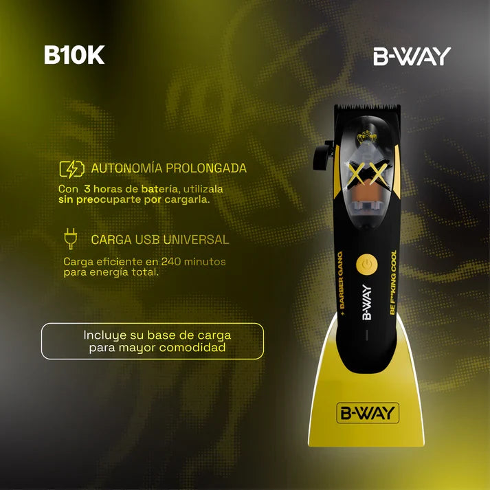 B-WAY B10K Clipper & CUTZ Dark Trimmer 2-Piece Set product and feature detail view 11
