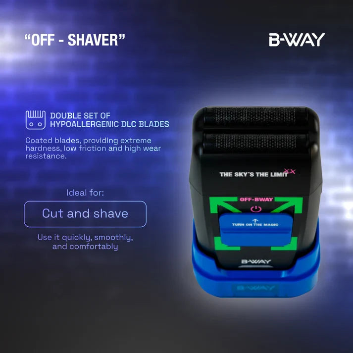 B-WAY B10K Clipper & OFF Black Shaver 2-Piece Set product and feature detail view 12