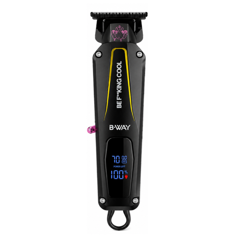 B-WAY CUTZ Dark cordless trimmer hero view