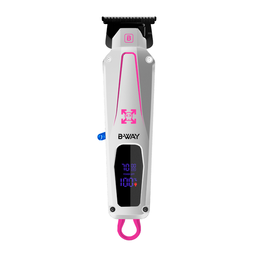 B-WAY CUTZ white cordless trimmer hero view