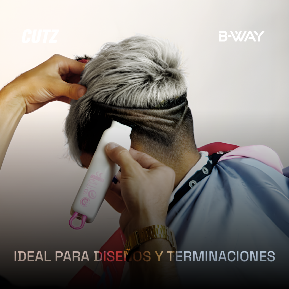 B-WAY CUTZ white trimmer and included accessories