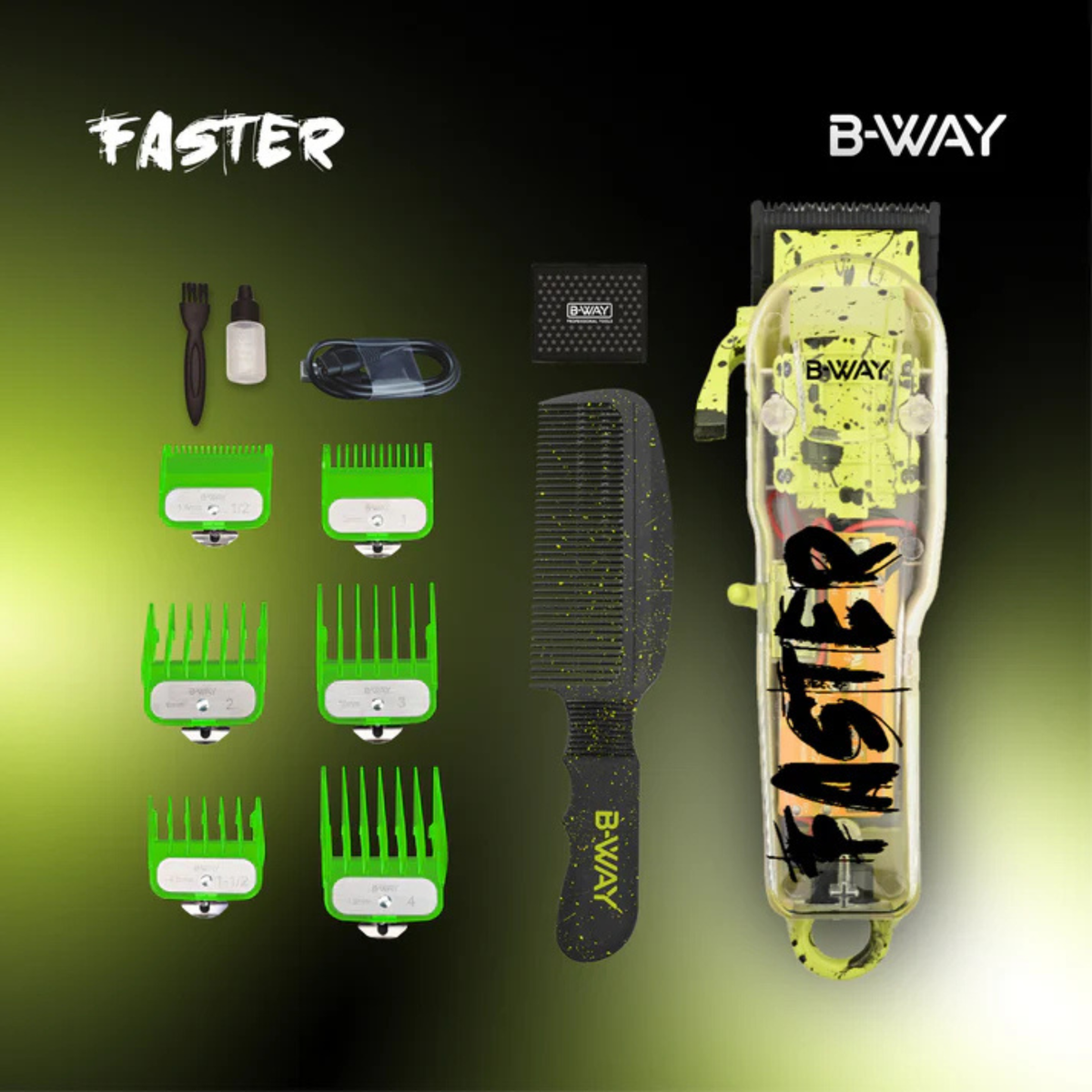 B-WAY Faster Clipper & Golden Gate Trimmer 2-Piece Set product and feature detail view 2