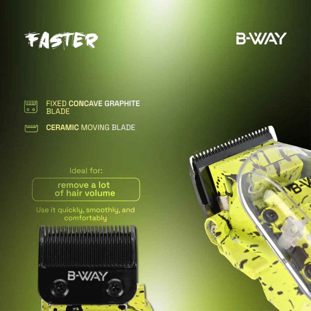 B-WAY Faster Clipper & Golden Gate Trimmer 2-Piece Set product and feature detail view 4