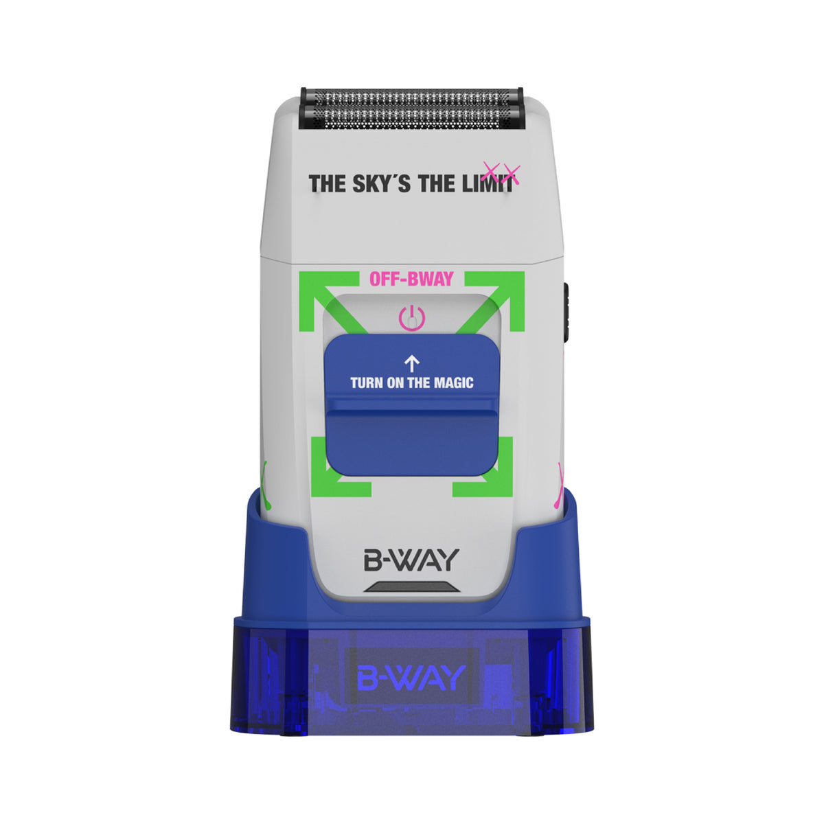 B-WAY New Five Shorty, T-Pro & OFF Shaver 3-in-1 Set + Cape product and feature detail view 3