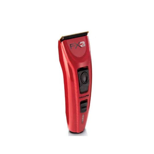 BaBylissPRO FX3 FXX3C red clipper angled front view