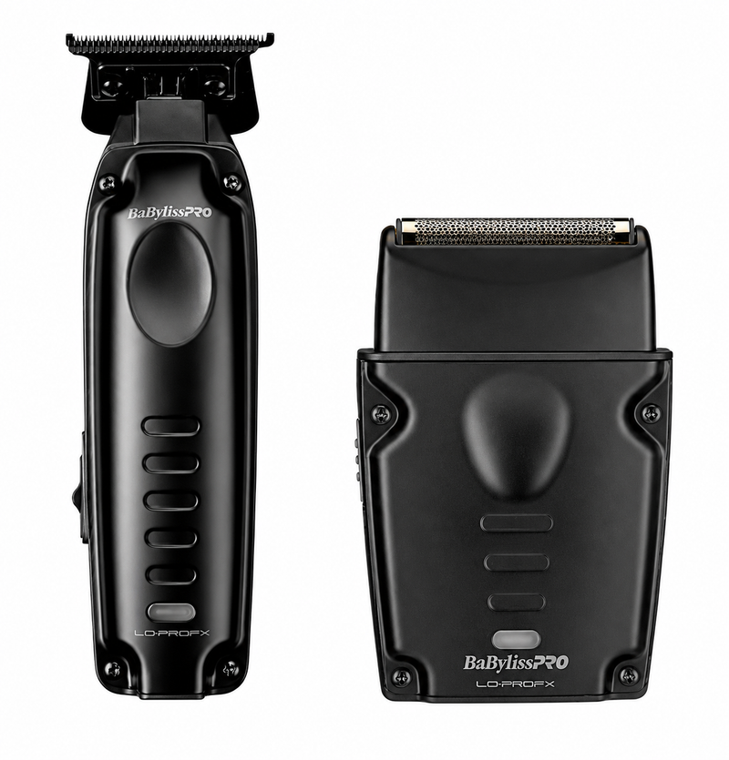 BaBylissPRO LO-PROFX Compact FX72FSPKMB black trimmer and single-foil shaver prepack