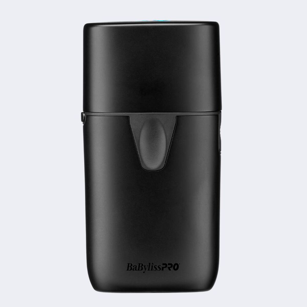 BaBylissPRO FXLFS1MB matte black UVFOIL single-foil shaver with UV disinfecting cap installed