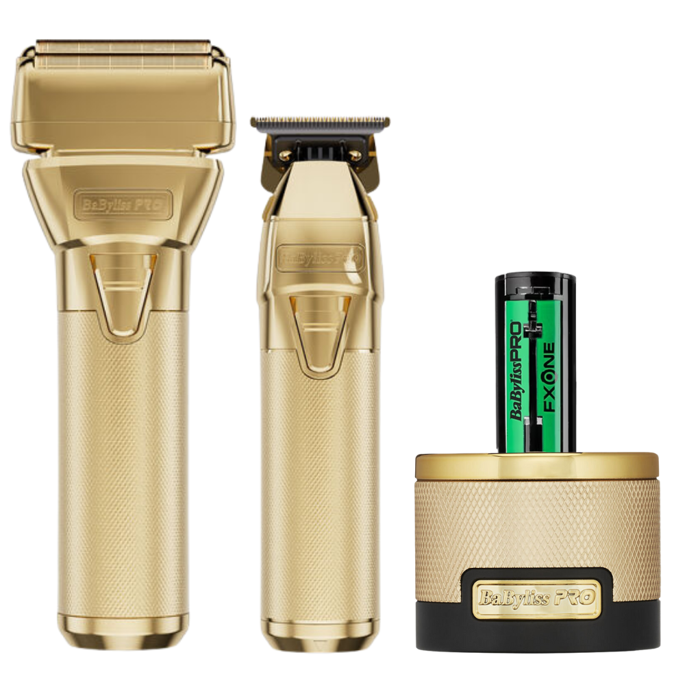 BaBylissPRO FXONE GoldFX shaver and trimmer prepack FX1FSTGPK