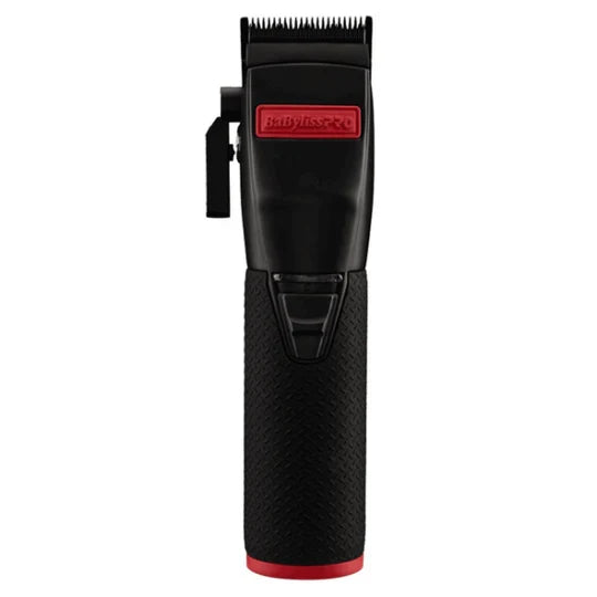 BaBylissPRO RedFX Boost+ Clipper #FX870RI – Los Cuts – front view of red clipper