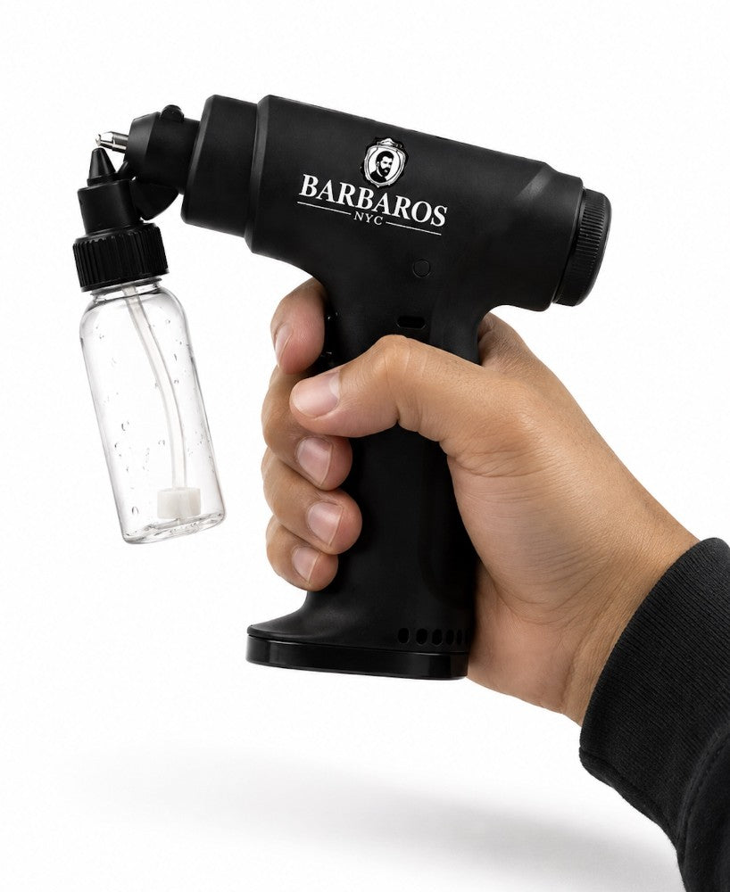 Barbaros Flow 360 Airbrush in black front view