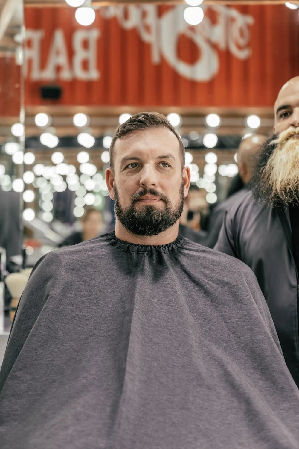 Barber Strong Classic Barber Cape – Gunmetal Grey Pro Cape