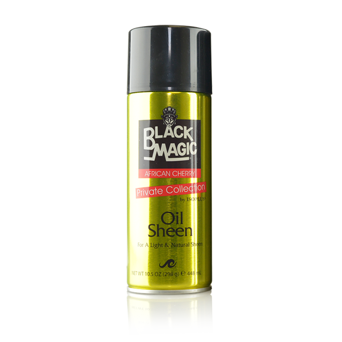 Black Magic African Cherry Oil Sheen 10.5 oz aerosol can