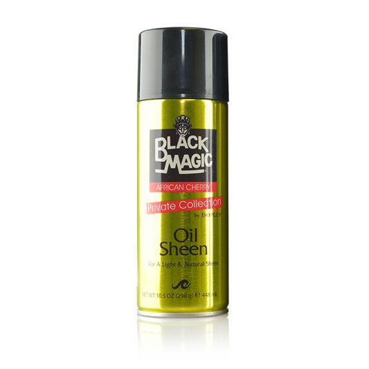Black Magic African Cherry Oil Sheen 10.5 oz aerosol can
