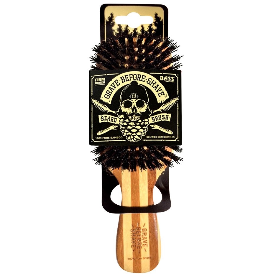 Grave Before Shave Wild Boar Bristle Beard Brush – product assortment hero image