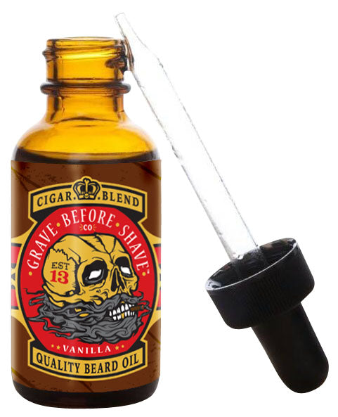 Grave Before Shave Beard Oil – 1 oz – cigar BLEND 2 product view