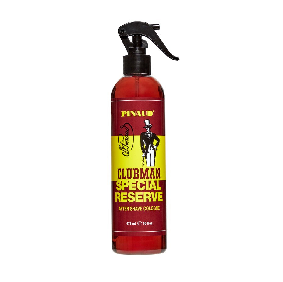 Clubman Special Reserve Barber Spray 16 oz official bottle front view