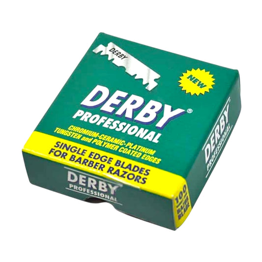 Derby Professional Single Edge Razor Blades 100-count package front