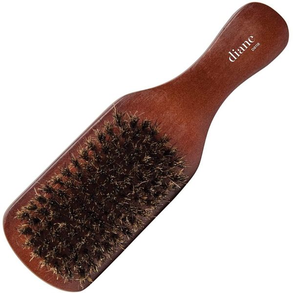 Diane D8118 100% boar medium club wave brush angled product view