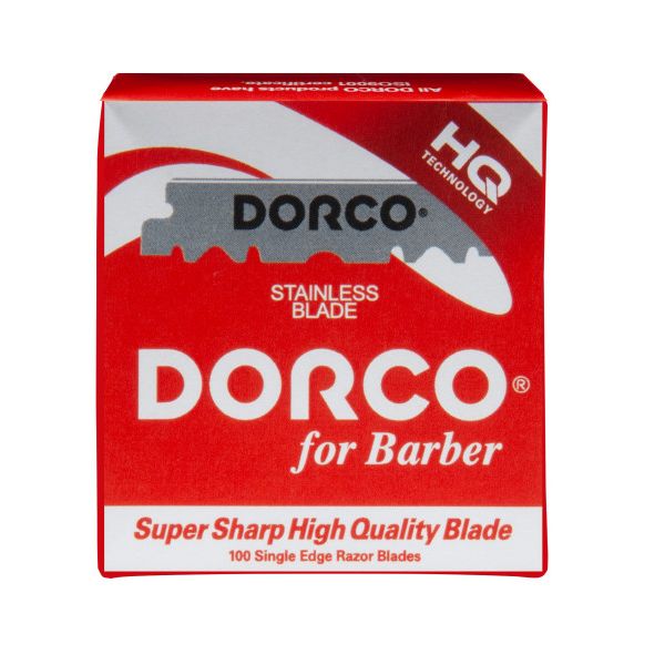 Dorco HST300 single edge razor blades 100 count package front